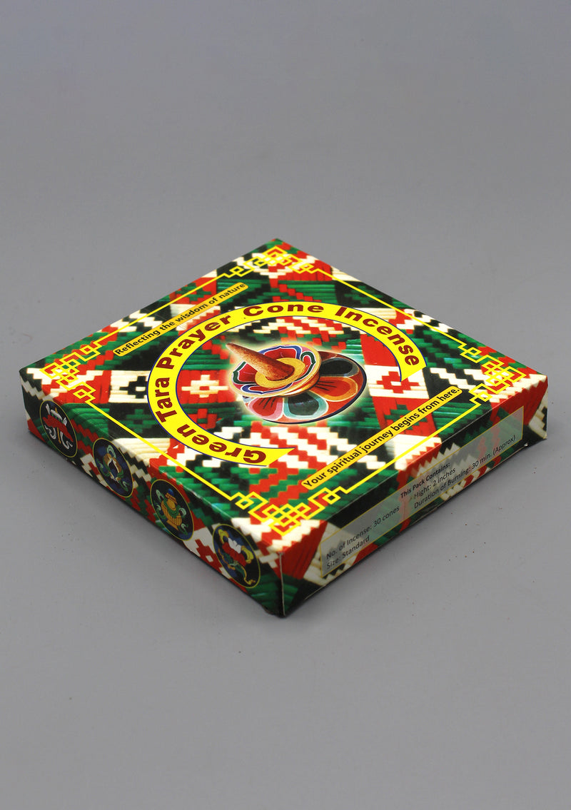 Hand Rolled Green Tara Cone Incense