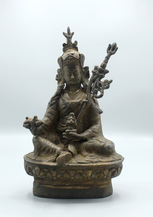 Bronze Guru Padmasambhava Statue 10"