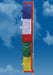 Tibetan Deities, Kalachakra and Windhorse Vertical Prayer Flags - nepacrafts