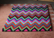 Handmade Felt Balls Rugs- Felt Floor Rugs-Felt Carpets FR034 - nepacrafts