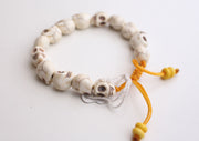 Unique Skull Head Adjustable Bone Bracelet - nepacrafts