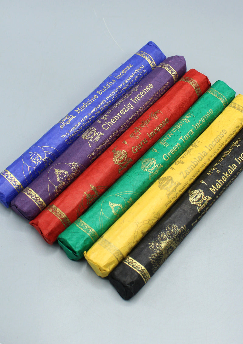 Six Deities High Quality Himalayan Tibetan Incense  Gift Set