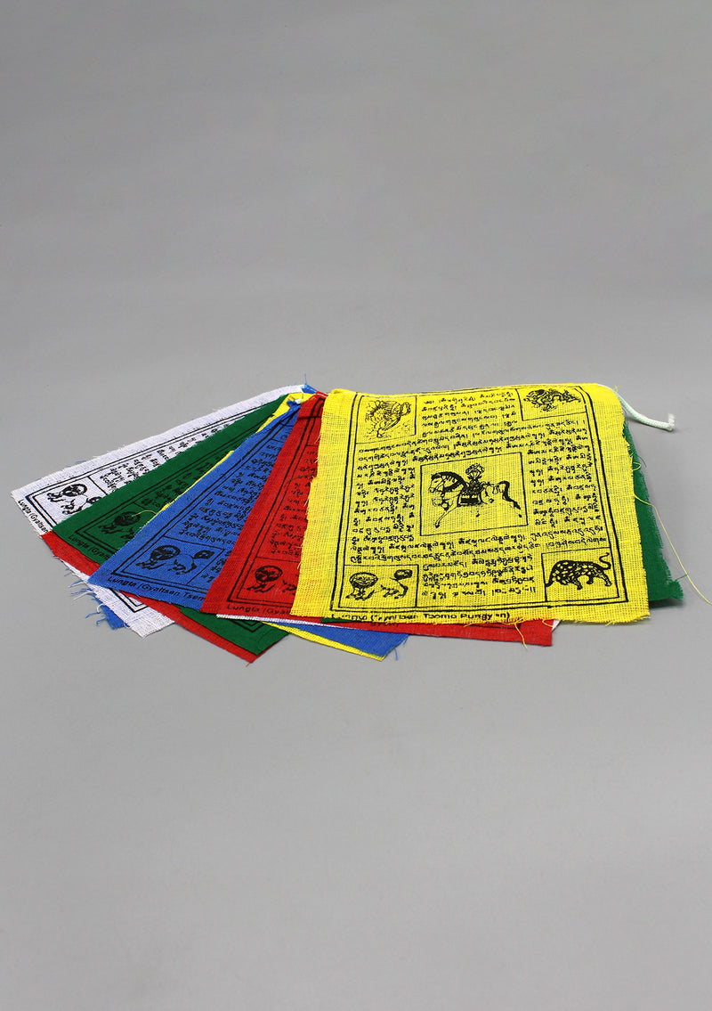5 Rolls of  Cotton Tibetan Windhorse Prayer Flag