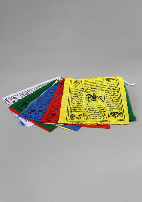 5 Rolls of  Cotton Tibetan Windhorse Prayer Flag