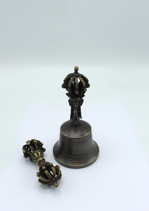 Tibetan High Quality Bell and Dorjee Small Set