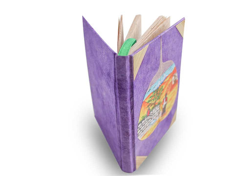 Traditional Nepalese Women Carrying Water Painted Journal Book - nepacrafts