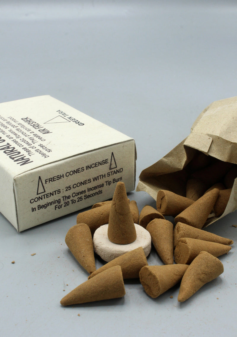 Green Tara Tibetan Natural Cone Incense