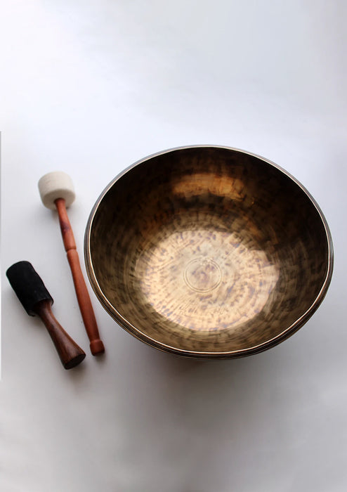 Himalayan Full Moon Healing and Sound Therapy Singing Bowl #c Note