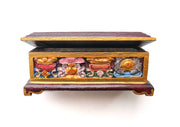 Mini Astamangal Wooden Incense Burner Box - nepacrafts