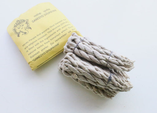 Set of 4 Ganedyo Dhupayan Rope Incense - nepacrafts