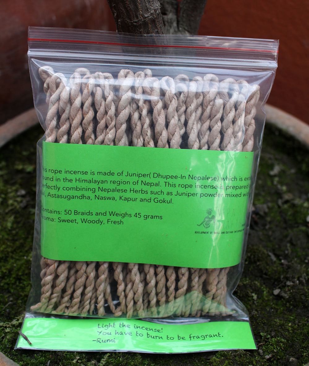 Juniper Rope Incense — NepaCrafts Product