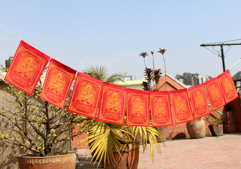 Yidam Kurukulle Tibetan Prayer Flags