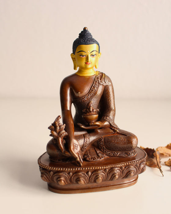 Healing Buddha with Golden Face - nepacrafts