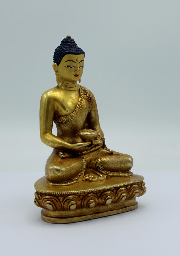 Fully Gold Plated Amitabha Buddha Statue