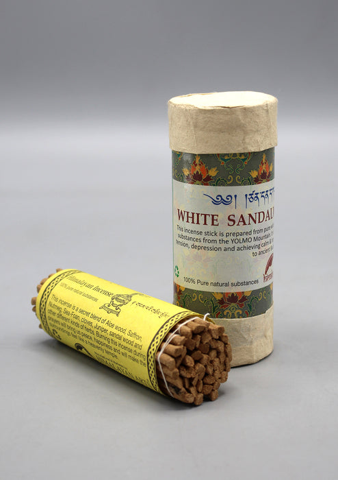 Tibetan White Sandalwood Incense Sticks