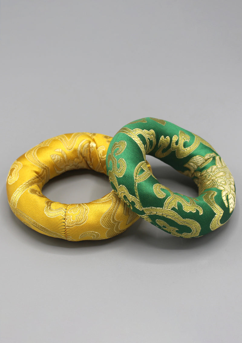 Brocade Singing Bowl Ring Cushion - nepacrafts