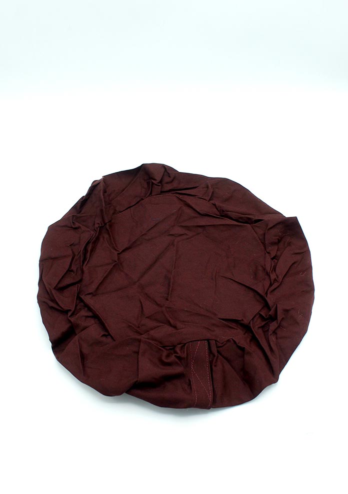 Zen Garden Zafu Seat Cover Orange Brocade