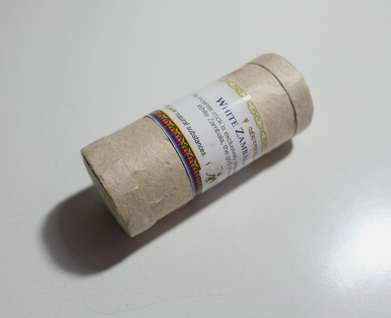 White Zambala Tibetan Incense Sticks - nepacrafts