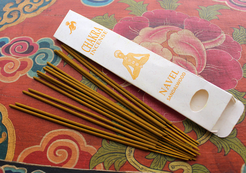 NepaCrafts Premium Sandalwood Navel Chakra Incense Sticks - nepacrafts