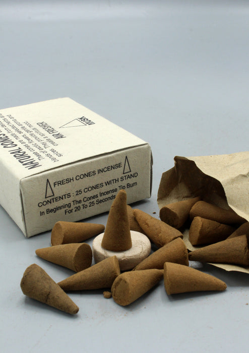 MuskTibetan Natural Cone Incense
