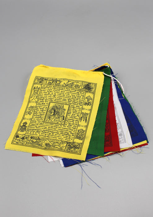 Wind Horse  Tibetan Prayer Flag  5 Roll Gift Pack
