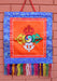 Double Dorjee Embroidered Tibetan Hall Hanging Banner - nepacrafts