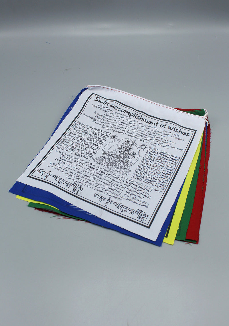 Guru Padmasambhava Accomplishment of Wishes English Prayer Flags