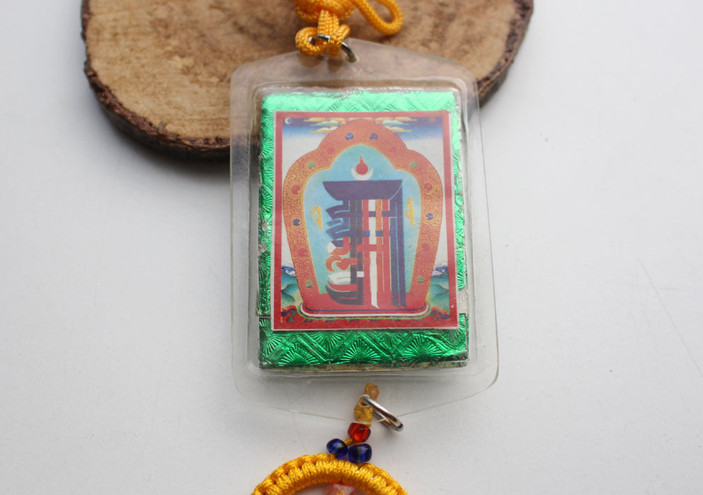 Sakya Trinzin Rinpoche Car Hanging Protection Amulet-Dharma Object for Car - nepacrafts