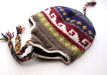 Hand Knitted Ear Flap Grey Maroon Color Warm Woolen Sherpa Cap - nepacrafts