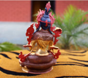 Partly Gold Plated Magical White Tara Statue 8" High SSST036 - nepacrafts