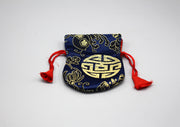 Flower Embroidery Silk Brocade Prayer Beads Pouch - nepacrafts