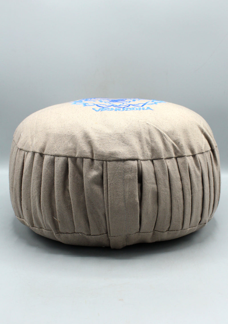 Seven Chakra Ajna Cotton Round Meditation Cushion