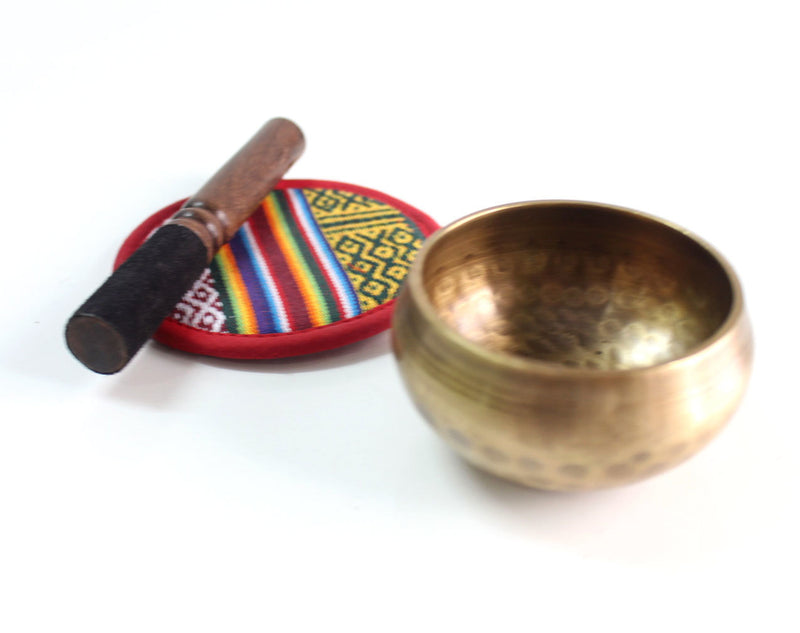 Mini Hand Hammered Couprey Singing Bowls 7.5cms