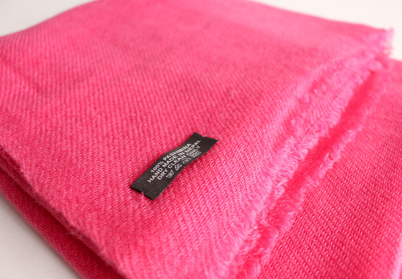 Pure Pashmina Shawl-Royal Pink - nepacrafts