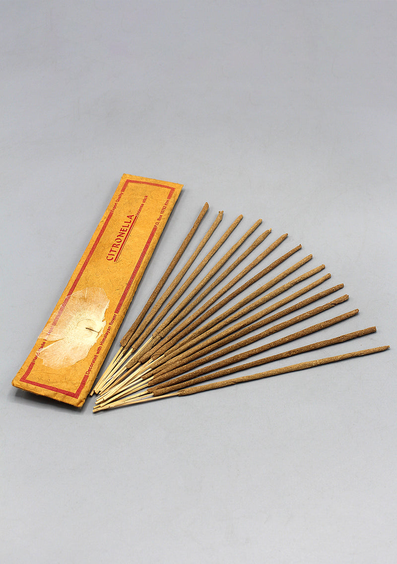 Citronella Flora Incense Sticks Set of 10