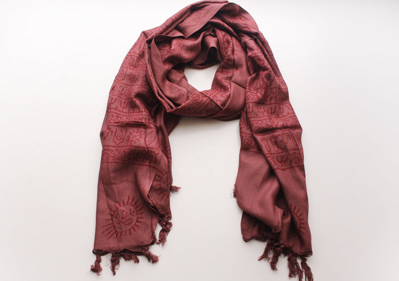 Lord Shiva-The dancing Natraj Printed Cotton Shawl