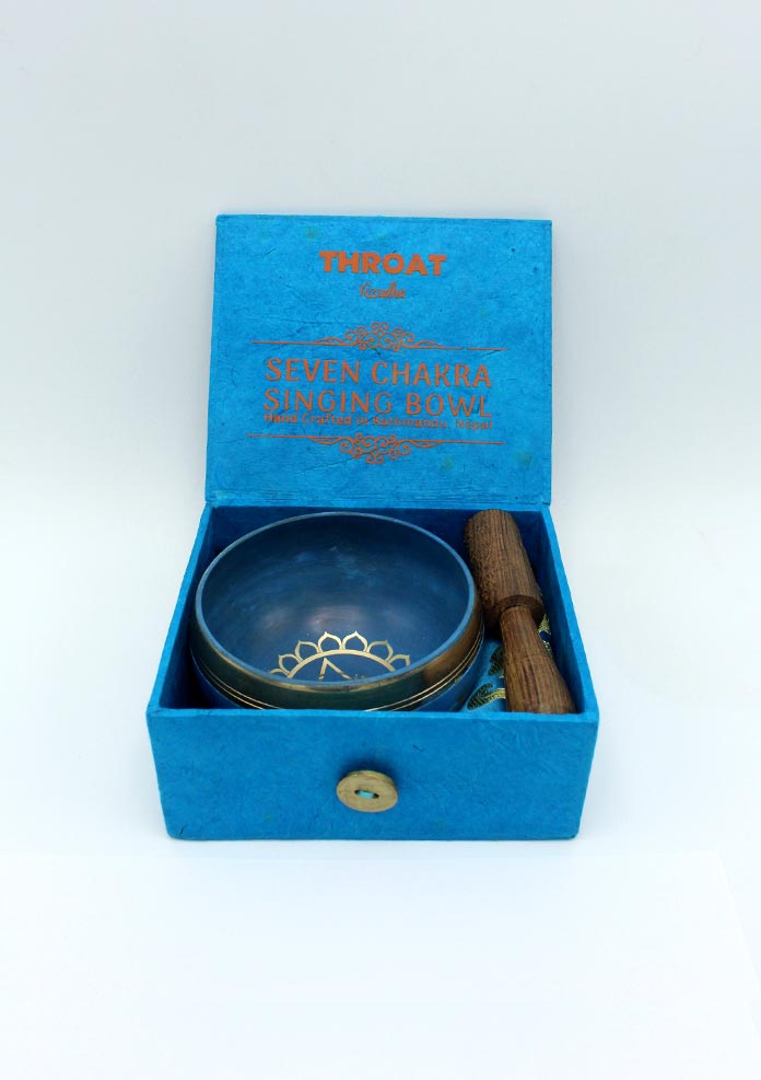 Vissudha Singing Bowl Gift Set 3 Inch - Throat Chakra