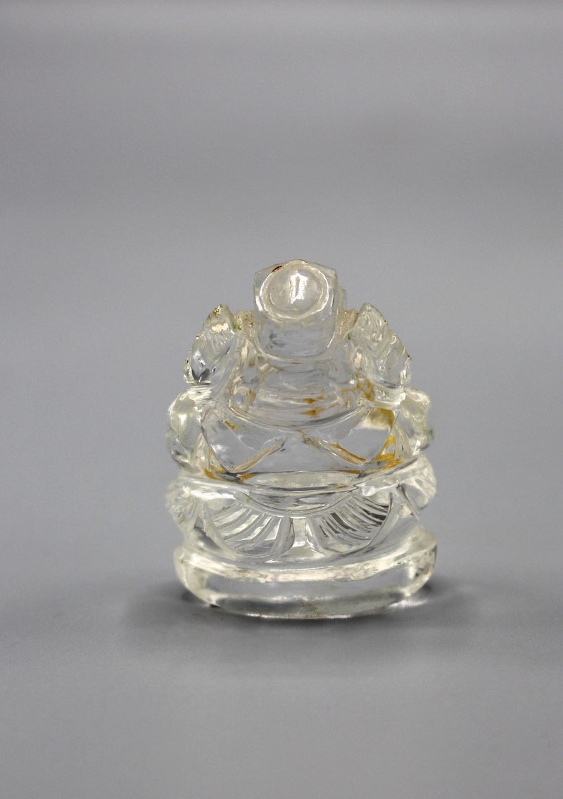 Mini Glass Ganesha Statue