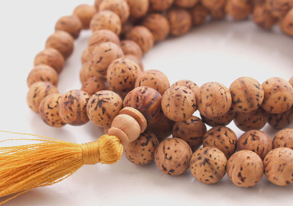 Bodhi Seeds 108 Prayer Beads Mala for Meditation and Yoga - nepacrafts