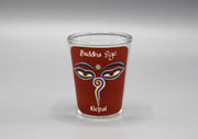 Buddha Eye Printed Shot Glass - nepacrafts
