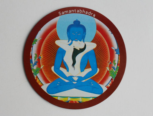 Samantabhadra Round Fridge Magnet - nepacrafts