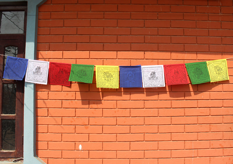 Traditional Mixed Prayer Flags