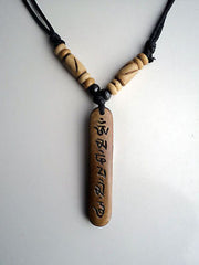 Unique Om Mani Bone Necklace - nepacrafts