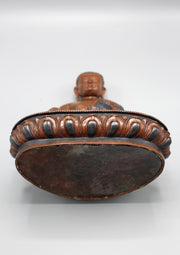 Copper Oxidized Shakyamuni Buddha Statue - nepacrafts