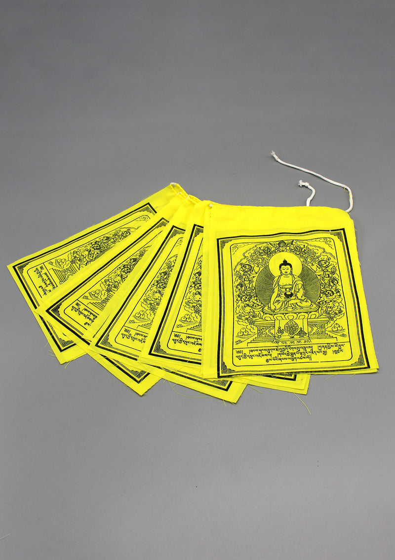 Shakyamuni Buddha  Tibetan Prayer Flags