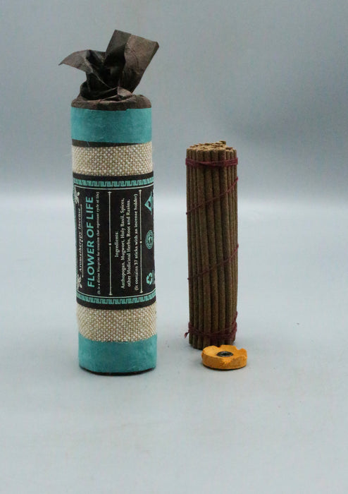 Aromatherapy Anthopogan Tibetan Incense - Flower of Life