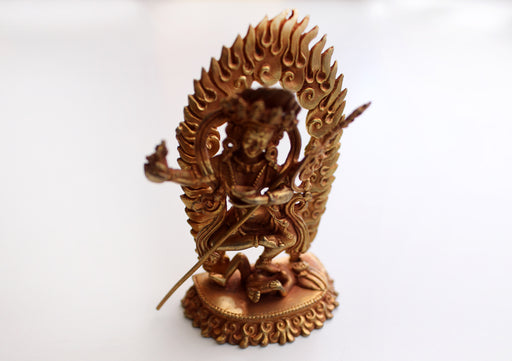 Handcrafted Gold Plated Mini Jogini/Dakini Statue - nepacrafts