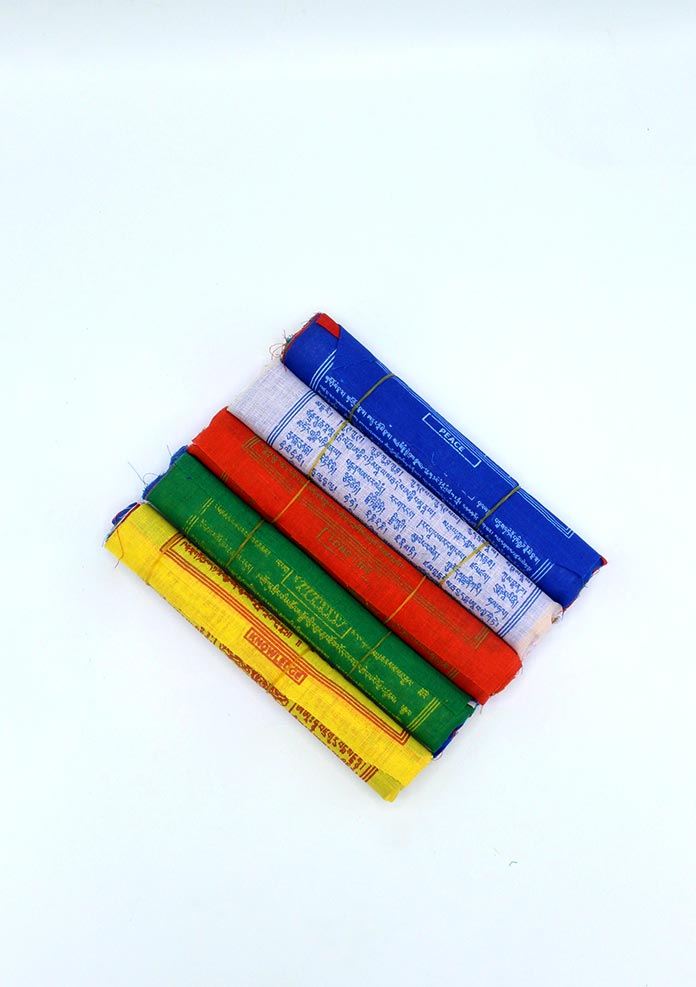 Tibetan Prayer Flags Cotton Gift Set Medium