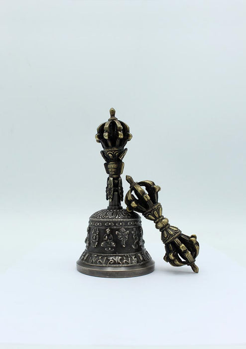 Eight Auspicious  High Quality  Bell and Dorjee Small Set