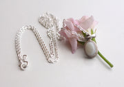 Charming White Moonstone 925 Silver Sterling Pendant - nepacrafts